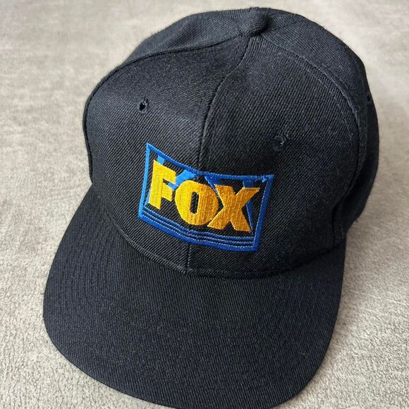 Vintage 1990s Fox TV Network SnapBack Hat - Picture 1 of 2